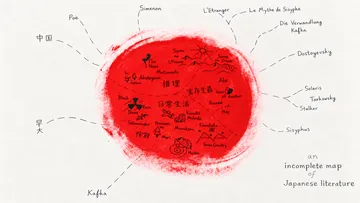 The complete red Japanese literature map