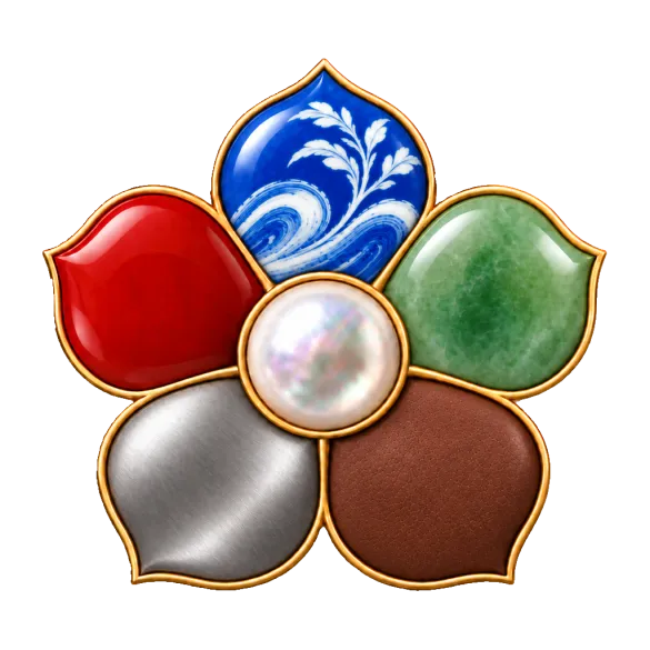 Linglong’s five-craft flower