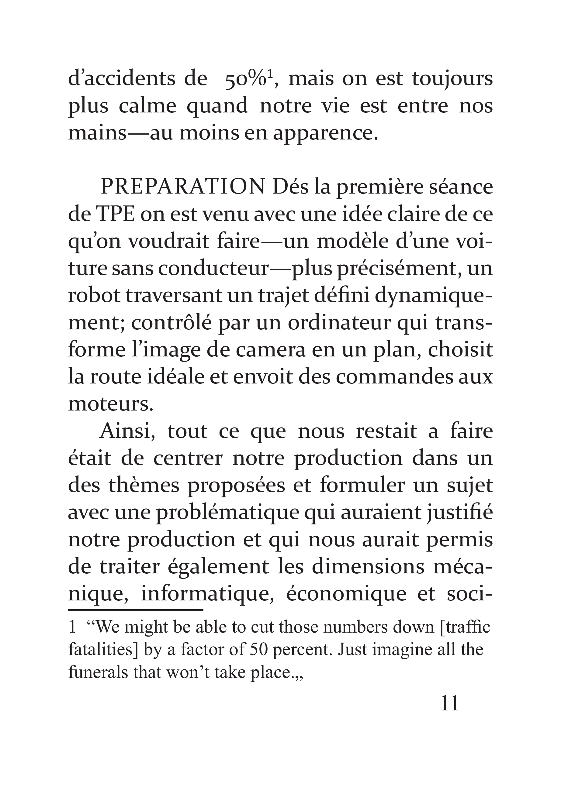 Original SPIN! school research report, page 11 of 42
