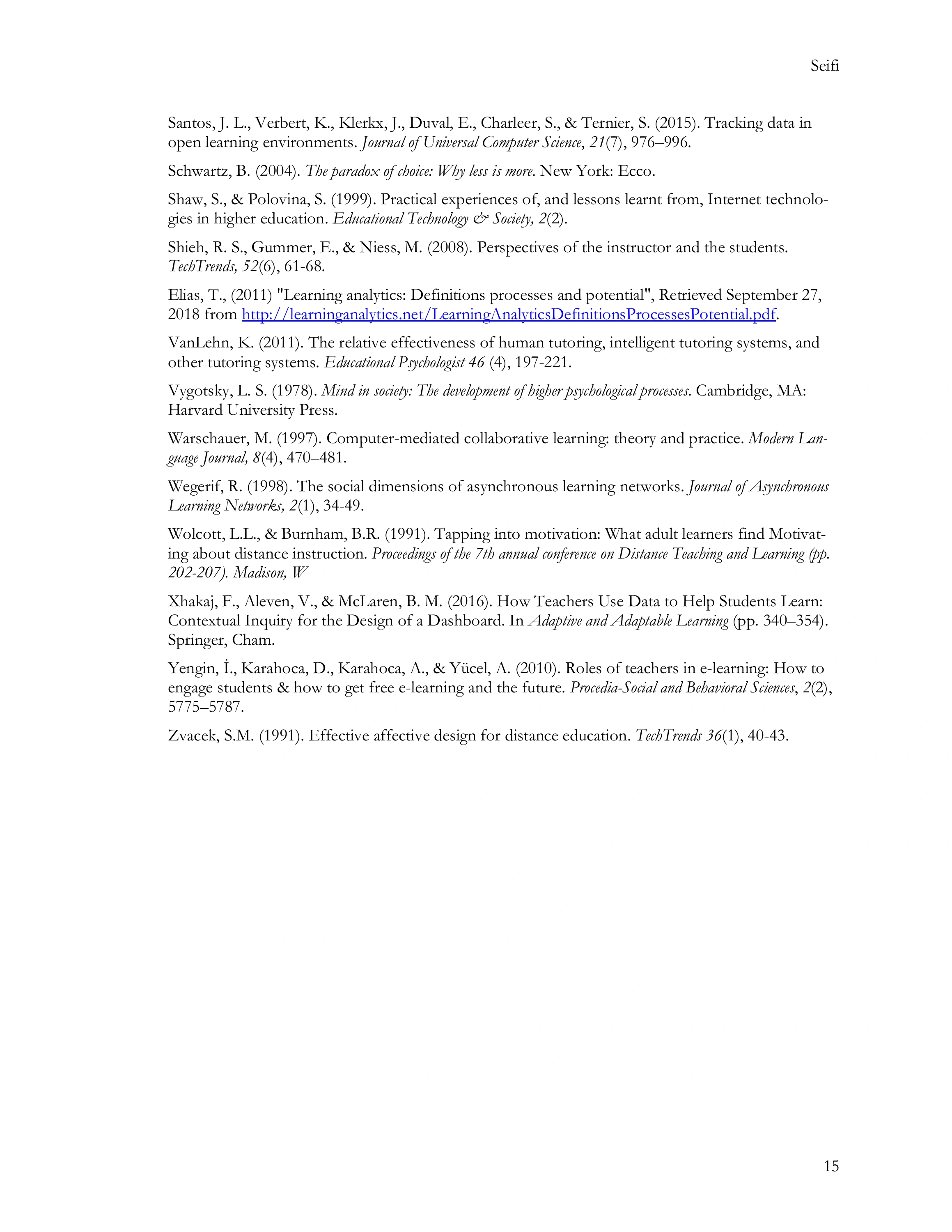 Blended learning at scale, page 15 of 15