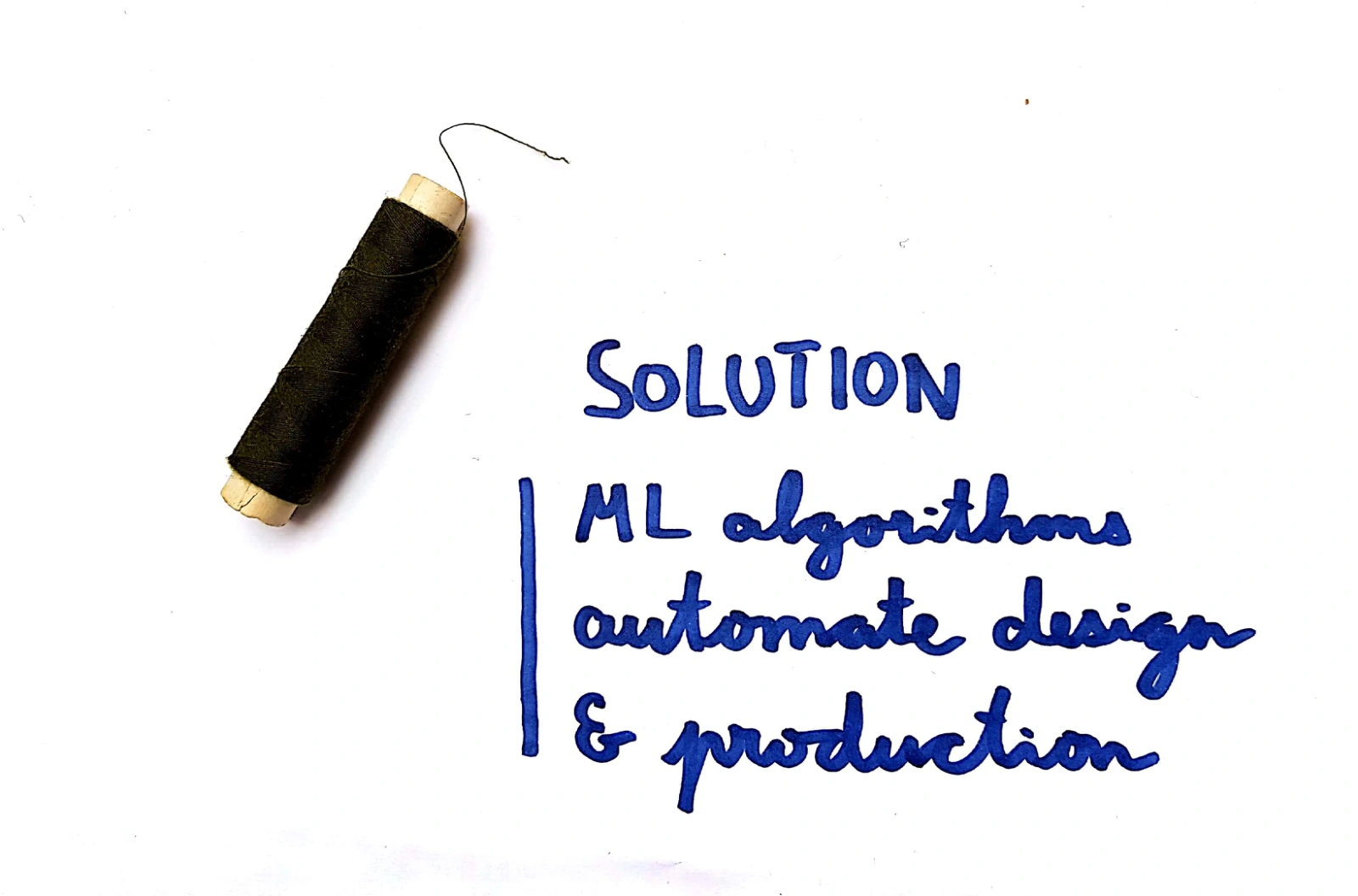 Original hand-drawn Scrap.ai pitch deck, slide 6 of 11