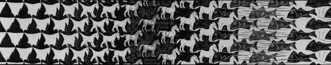 Metamorphosis III by M.C. Escher